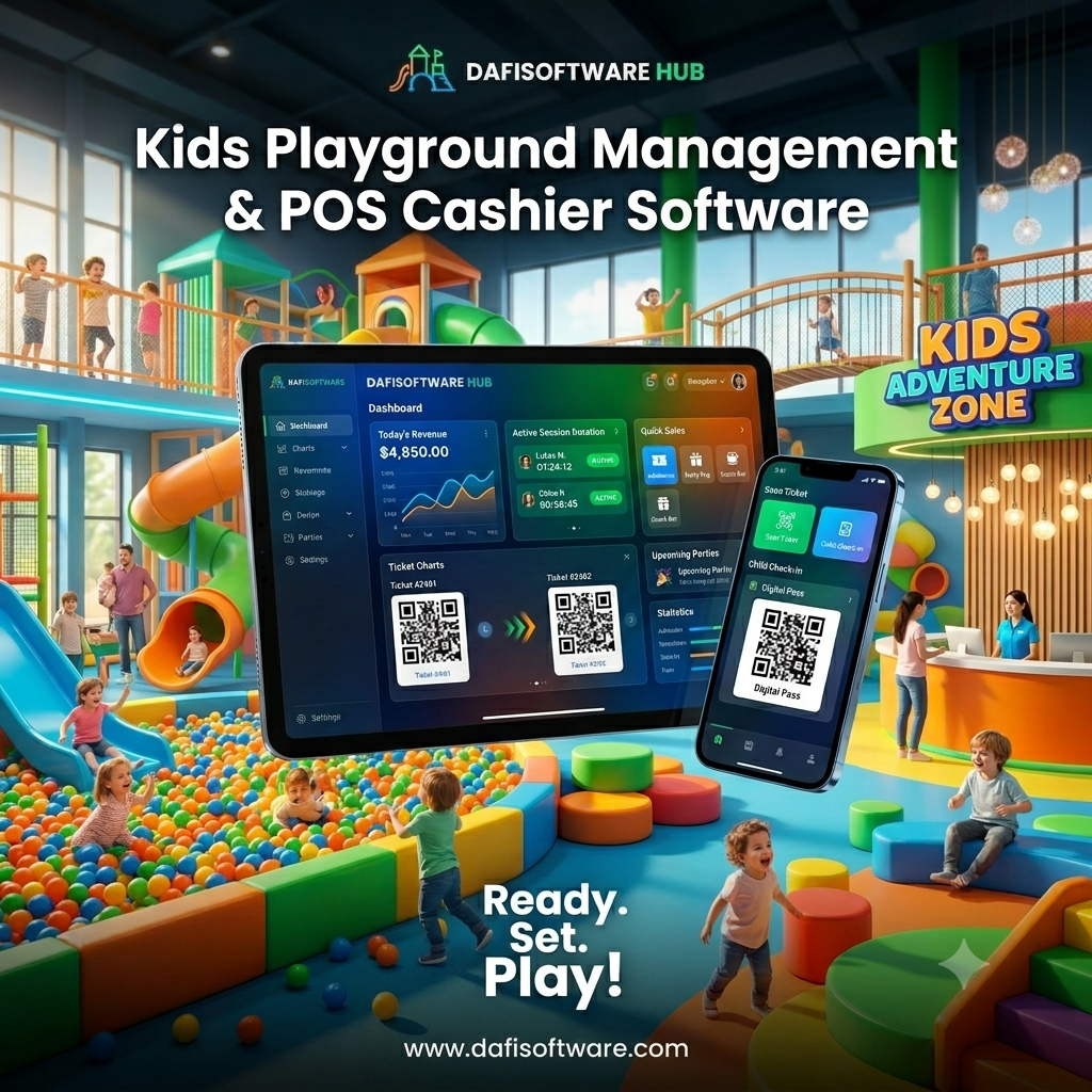 Aplikasi Manajemen & Kasir Playground Modern
