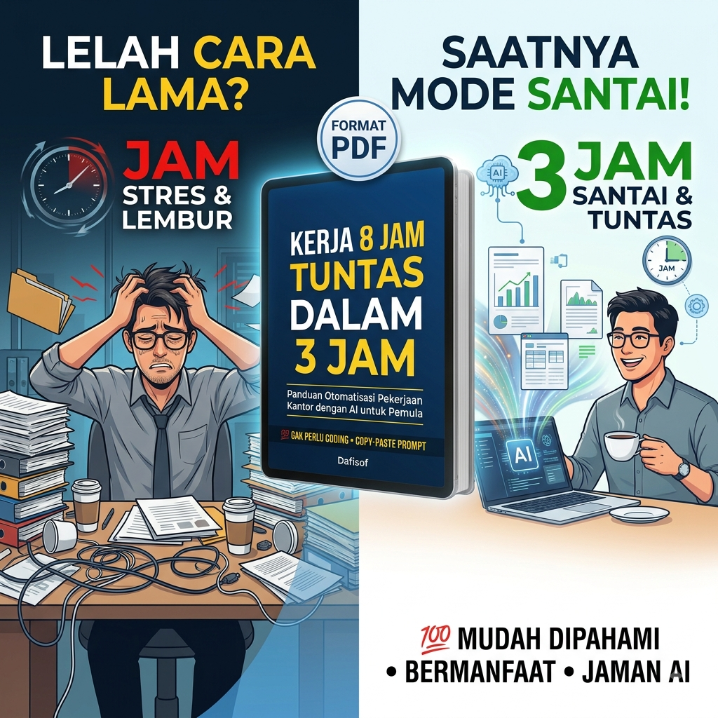 KERJA 8 JAM TUNTAS DALAM 3 JAM