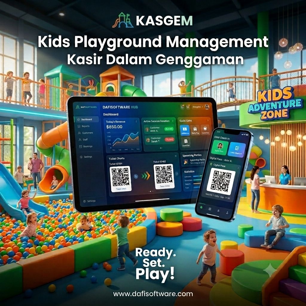 Aplikasi Manajemen & Kasir Playground Modern